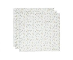 Jollein Pleny 3 ks 70x70 cm Laukinės gėlės