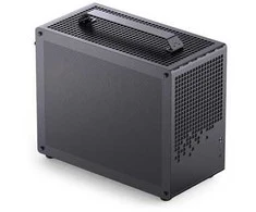 Jonsplus Z20 Mesh PC-kompiuterio korpusas, Mini Tower, Micro-ATX, mit Tragegriff – juodos spalvos