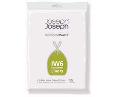 Joseph Joseph Joseph Bin Liners 20 vnt. , 30 L skaidrus