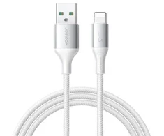 Joyroom S-A28 Flash serijos 3A USB-A - Lightning kabelis 1m - baltas