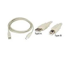 USB kabelis Equip USB-A - USB-B 5 m Skaidrus (128652)