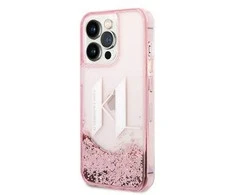 Dėklas Karl Lagerfeld KLHCP14XLBKLCP iPhone 14 Pro Max 6.7 "pink / pink hardcase Liquid Glitter Big KL