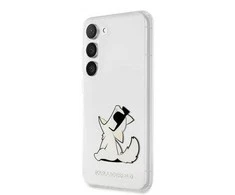 Karl Lagerfeld KLHCS23MCFNRC S23+ S916 skaidrus kietas dėklas Choupette Fun