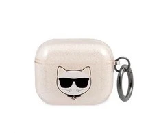 Dėklas Karl Lagerfeld AIRPODS PRO KLA3UCHGD SILICONE COVER GOLD