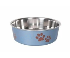 Karlie dubenėlis nerezová s plastovým opláštěním metalická modrá 23cm 2200ml