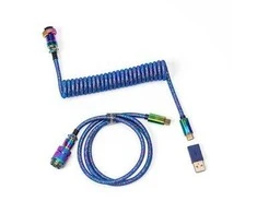 Klaviatūros laidas Keychron Premium Coiled (Mėlynas)