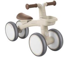 KikkaBoo Ride on dviratukas Zipi rusvai gelsvas