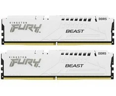 RAM Kingston KF556C40BWK2-64 64GB 5600MT/s DDR5 CL40 DIMM (Kit of 2) FURY Beast Baltas XMP | Kingstonas