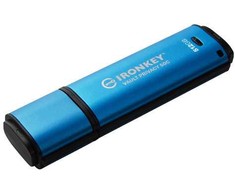 Kingston Flash Drive | IronKey Vault Privacy 50C AES-256 Encrypt | 512 GB | USB-C | Mėlyna