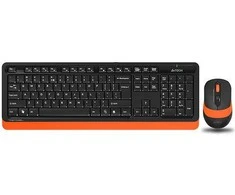 Klaviatūra A4Tech FG1010 FSTYLER set bezdr. klaviatūra + pelė, oranžinė spalva
