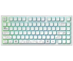 Klaviatūra Dark Project ALU Terra Nova Baltas Wireless