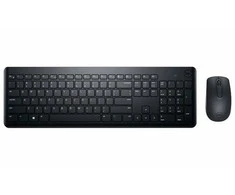 Dell Klaviatūra ir pelė | KM3322W | Klaviatūros ir pelės rinkinys | Wireless | Batteries included | Belaidė jungtis | Ukrainian | Juodas
