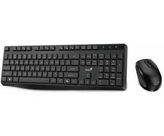 Genius KM-8206S COPILOT komplektas belaidė klaviatūra CZ/SK, juoda klasyczna, 2.4 [Ghz]