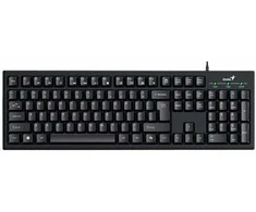 Genius Smart KB-100 COPILOT klaviatūra su laidu (USB) CZ/SK, juoda