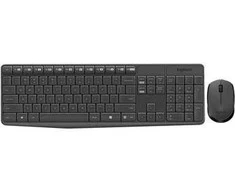 Logitech MK235 Belaidė Klaviatūra ir pelė - Pilkas-HUN-2.4GHZ-INTNL