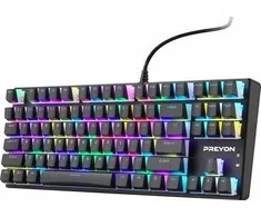 PREYON Brown Blitz Claw TKL laidinė mechaninė klaviatūra (US, Gateron Brown)
