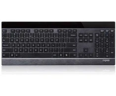 RAPOO klaviatūra E9270p USB, multimedija, belaidė, juoda, CZ