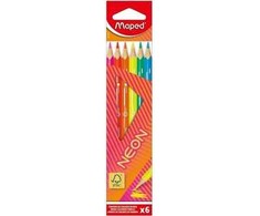 Maped Colorpeps Neon kreidelės, 6 vnt.