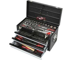 KS Tools 1/4 +1/2 CHROMEplus universalus įrankių rinkinys 99 vnt