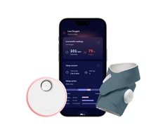 Išmani kūdikio kojinė „Owlet Dream Sock“, mėlynos spalvos