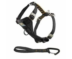 Kurgo Padidinto stiprumo „Tru-Fit“ išmanieji diržai su saugos diržo juosta – „Juodas“ 4,5–11,3kg – mažas