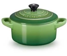 Indai - Le Creuset Mini Cocotte 0.25L su Dangteliu 138x44x81mm Bambuko Žalia
