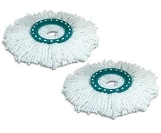 Leifheit 52094 Pakeičiamos šluostės galvutės TWIST DISC 2 vnt.
