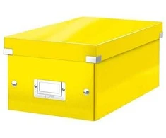 Leitz Pudełko Leitz Click&amp;Store Wow 206x147x352mm, Geltonas
