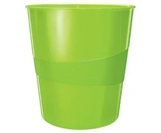 *Šiukšliadėžė Leitz Plus Wow, 15 litrų, žalia