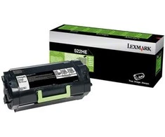 Lexmark RET.PROGR.TONER CARTR.Juodas/522H Juodas 25K PGS F MS810