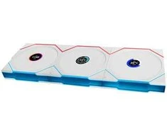 Lian Li UNI FAN TL Wireless LCD korpuso ventiliatorius, ARGB, PWM, 3er-Pack su valdikliu- 120 mm, baltos spalvos