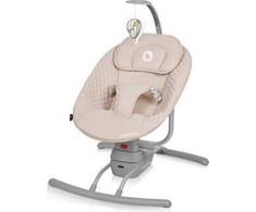 Lionelo elektrinės kūdikių sūpynės Rio iki 9kg, 3 supimo greičiai, LO-RIO BEIGE LATTE