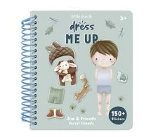 Little Dutch Perrengimo knygelė ´Jim &amp; Forest Friends´