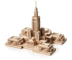 Little Story Medinis 3D galvosūkis Varšuvos kultūros ir mokslo architektūros rūmų modelis