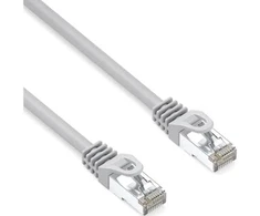 Logo LAN S/FTP jungiamasis kabelis, Cat.6a, RJ45 M - RJ45 M, 10 m, dvigubai ekranuotas, LSOH, cell, 10 Gb/s ekonominis, EOL