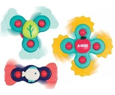 Suktukai kūdikiams Ludi Baby Spinner, 3 vnt.