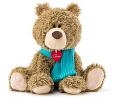 Ludi WOODYLAND LUMPIN Meškiukas Bariboo su szalik.94220 42206