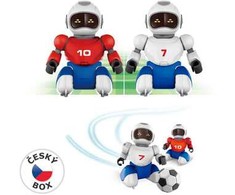 MaDe 00925 - „Zigybot“ nuotolinio valdymo robotas futbolas, 2 vnt. + 2 vartai, 36 x 24 cm