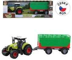 MaDe 07212 Traktorius su priekaba, su garsu ir šviesa