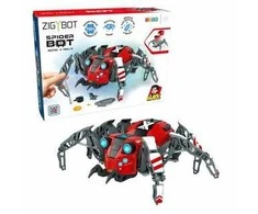 MaDe 15708 - Zigybot Robot Spider, stavebnice, 110 dílků