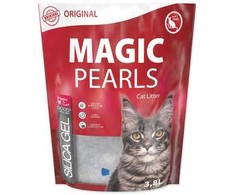 Placek Silikoninis smėlis kačių tualetui: MAGIC PEARLS Original, 3,8 l