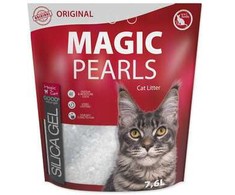 Placek Silikoninis smėlis kačių tualetui: MAGIC PEARLS Original, 7,6 l