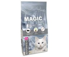 Kačių kraikas - Placek WC MAGIC LITTER bentonito itin baltas su anglimi, 5 l