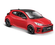 Maisto „Toyota Yaris“ 2021 m. balto metalo modelis 1/24