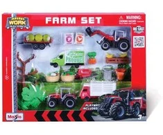 Maisto MEGA ūkininkavimo rinkinys - Massey Ferguson