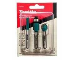 Makita Frezų rinkinys 3Vnt., 6mm cangei D-30209