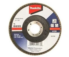 Makita Lapeliniai diskai Economy type 125x22.23 A120 Metalui D-63507
