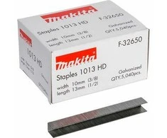 Kabės Makita F-32650; 10x13 mm; 5040 vnt.; galvanizuotos