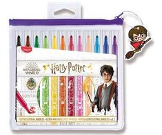 Flomasteris Maped Long Life Harry Potter 12vnt. maišelis su užtrauktuku
