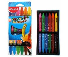 Maped Aliejinės kreidelės ColorPeps, 12 spalvų